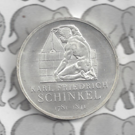 Duitsland 10 euromunt 2006 (26e) "225e Verjaardag Karl Friedrich Schinkel" (zilver).