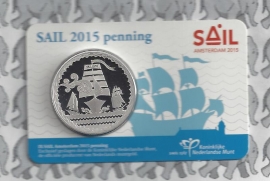 Nederland coincard 2015 (10e) "Sail Amsterdam 2015" (penning)