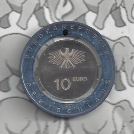 Duitsland 10 euromunt 2021 "op het water" (witte ring) (geen letterkeuze)