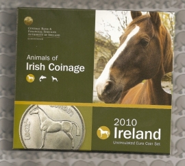 Ierland BU set 2010 "Anim. of Irish Coinage"