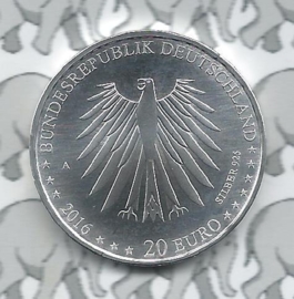 Duitsland 20 euromunt 2016 (1e) "Roodkapje", zilver