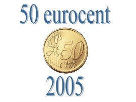 Germany  50 eurocent 2005 D
