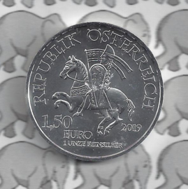 Oostenrijk 1,5 euromunt 2019 "Wiener Neustadt" (2 van 3)