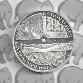 Duitsland 10 euromunt 2005 (19e) "Nationaalpark Beierse Woud" (zilver).