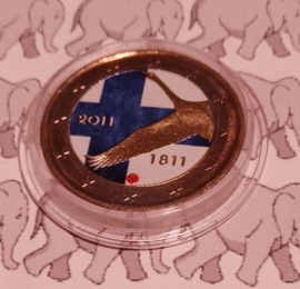 Finland 2 euromunt CC 2011 (10e) "200 jaar Finse bank" (kleur 3)