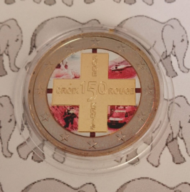 België 2 euromunt CC 2014 (13e) "150 jaar Belgisch Rode Kruis" (kleur 1)