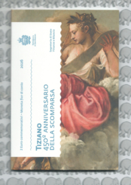 San Marino 2 euromunt CC 2026 (35e) "Tiziano" (in blister)