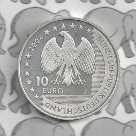 Duitsland 10 euromunt 2004 (15e) "Nationalparke Wattenmeer" (zilver).