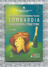 Italië 5 euromunt 2022 "Lombardia – Franciacorta E Panettone". Coincard in blister