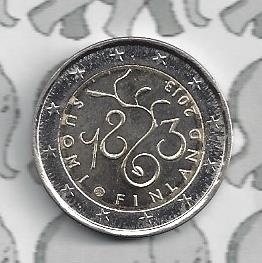 Finland 2 euromunt CC 2013 (13e) "150 jaar Rijksdag"