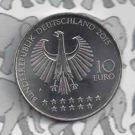 Germany 10 eurocoin 2015 (2e) "Bismarck" (nickel)