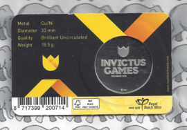 Nederland coincard 2022 (38e) "Invictus Games Den Haag 2020" (penning)