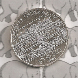 Oostenrijk10 euromunt 2003 (3e) "Kasteel Schlosshof" (zilver)