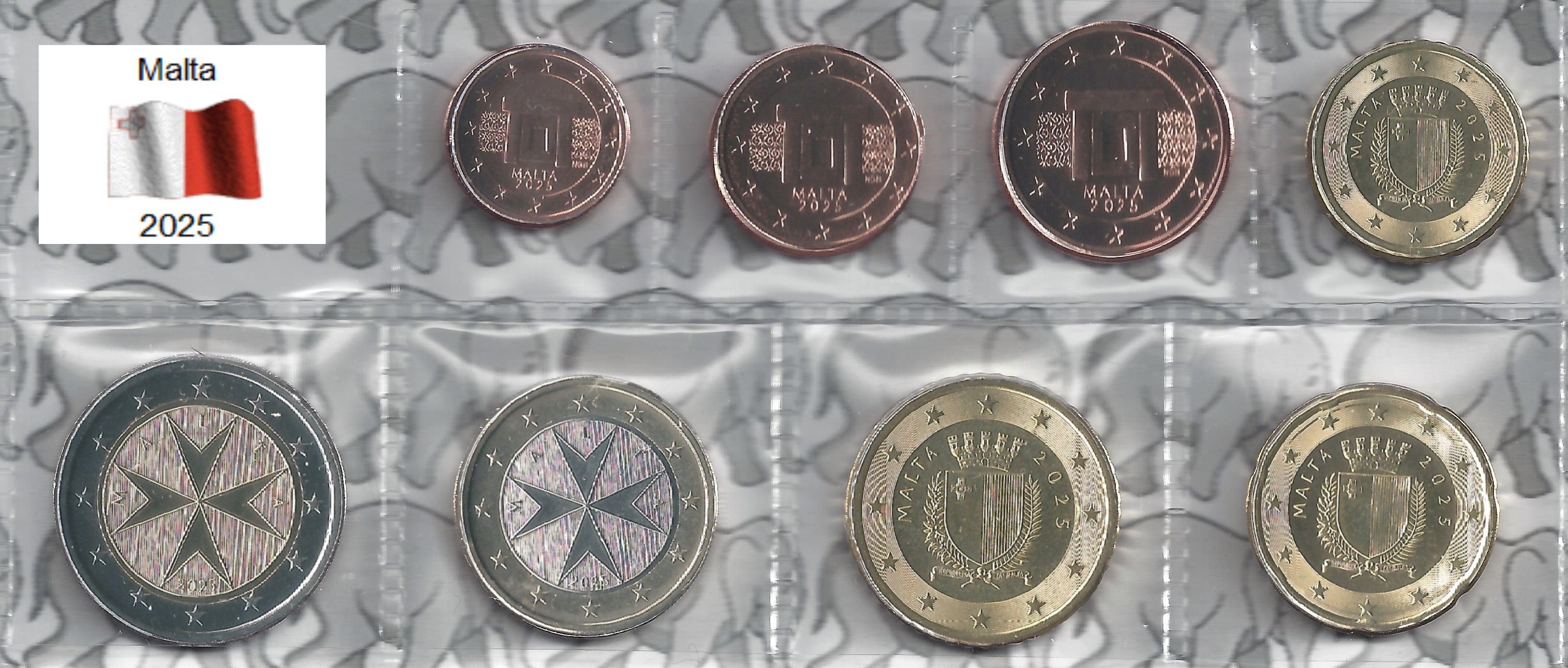 Malta UNC serie 2025