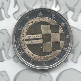 Kroatië 2 euromunt CC 2023 (1e) "Invoering van de euro"