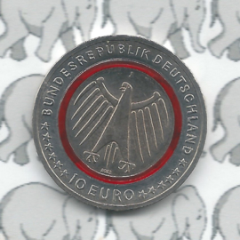 Duitsland 10 euromunt 2023 "Brandweer" (mint rode ring) (geen letter keuze)