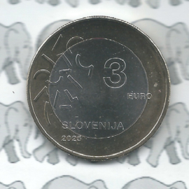 Slovenië 3 euromunt 2025 (20e) "Gorica – Cultuur Hoofdstad Van Europa"