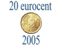 Vatican 20 eurocent 2005
