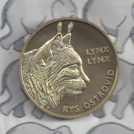Slowakije 5 euromunt 2022 (4e) "Lynx"