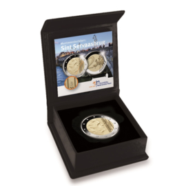 Nederland 2 euromunt 2017 met muntmeesterteken Sint Servaasbrug. Proof in doosje met certificaat