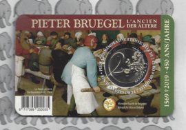 België 2 euromunt CC 2019 "450 jaar Bruegel" in coincard Nederlandse versie