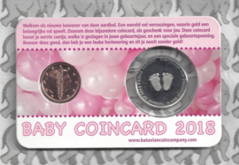 Nederland coincard 2018 baby meisje