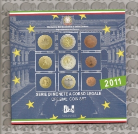 Italië BU set 2011 (9 munten)