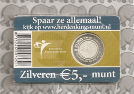 Nederland 5 euromunt 2006 (10e) "Belastingdienst" (in coincard, zilver)