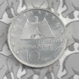 Duitsland 10 euromunt 2003 (9e) "Industrielandschap Ruhrgebied" (zilver).