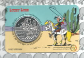 België 5 euromunt 2024 "Lucky Luck", reliëf in coincard