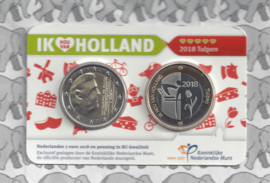 Nederland Holland Coin Fair coincard 2018 "Tulpen"
