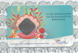 Nederland 2023 "110 jaar vierkante stuiver", in coincard