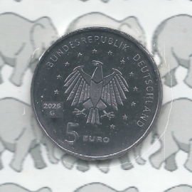 Duitsland 5 euromunt 2026 "Arianne" (geen letterkeuze)