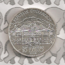 Oostenrijk10 euromunt 2004 (5e) "Kasteel Hellbrunn" (zilver)