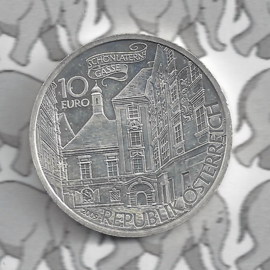 Oostenrijk 10 euromunt 2009 (15e) "de basiliek van Wenen		 		" (zilver)