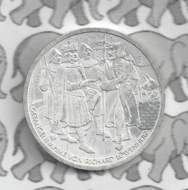 Oostenrijk 10 euromunt 2009 (16e) "Richard Lionheart in Dürnstein " (zilver)