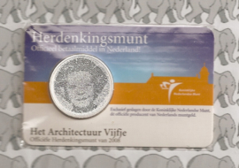 Nederland 5 euromunt 2008 (12e) "Architectuur" (in coincard)