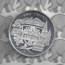 Duitsland 20 euromunt 2020 (24e) "900 Jahre Freiburg", zilver