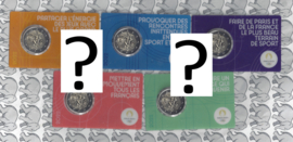 Frankrijk 2 euromunt CC 2022 (28e) "Olympische Zomerspelen Parijs 2024", in coincard geen kleur keuze