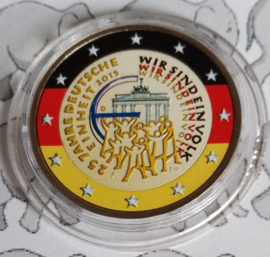 Duitsland 2 euromunt CC 2015 (15e) "25 jaar Duitse Eenheid" (kleur 1)