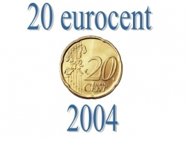Vatican 20 eurocent 2004