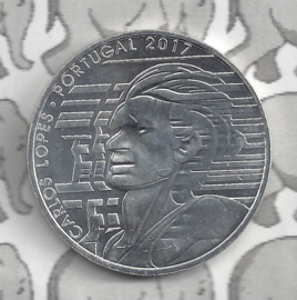 Portugal 7,5 eurocoin 2017 (6e) "Carlos Lopez"