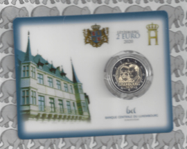 Luxemburg 2 euromunt CC 2020 (27e) "Prins Hendrik" (in coincard)