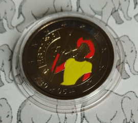 Spanje 2 euromunt CC 2005 (1e) "Don Quichot" (kleur 1)