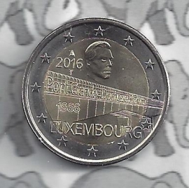 Luxemburg 2 euromunt CC 2016 (20e) "Charlotte brug"