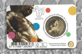 België 2,5 euromunt 2019 "400 jaar Manneken Pis" in coincard Nederlandse versie