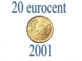 Netherlands 20 eurocent 2001