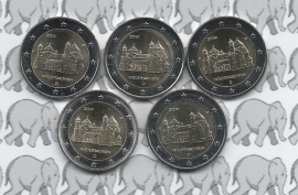 Duitsland 2 euromunten CC 2014 (13e) "St. Michaeliskirche te Hildesheim, Niedersachsen" (5 letters)