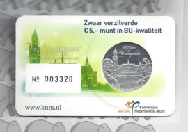 Netherlands 5 eurocoin 2013 "Vredespaleis" (BU met nummer, in coincard)