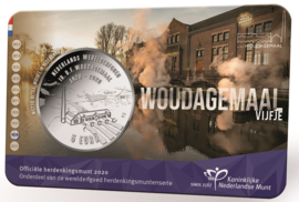 Nederland 5 euromunt 2020 (46e) "Woudagemaal vijfje" (in coincard)
